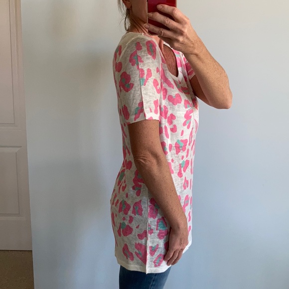 Pink & White Spotted Tunic Top - Picture 4 of 7